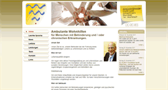Desktop Screenshot of ambulante-wohnhilfe.de
