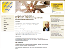 Tablet Screenshot of ambulante-wohnhilfe.de